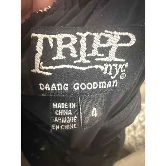 Tripp NYC Size 4X Plus 22 24 Clocks Black Lace Steampunk Dress Goth Whimsygoth - Picture 5 of 10